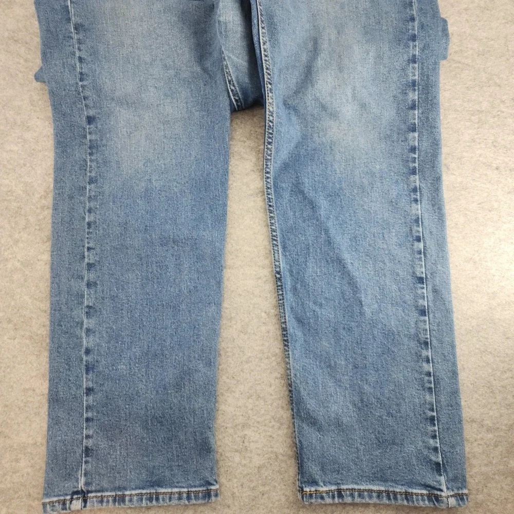 Levi's Size 38x30 | 505 Mens Blue Straight Leg Regular Fit Denim Jeans *FLAW*